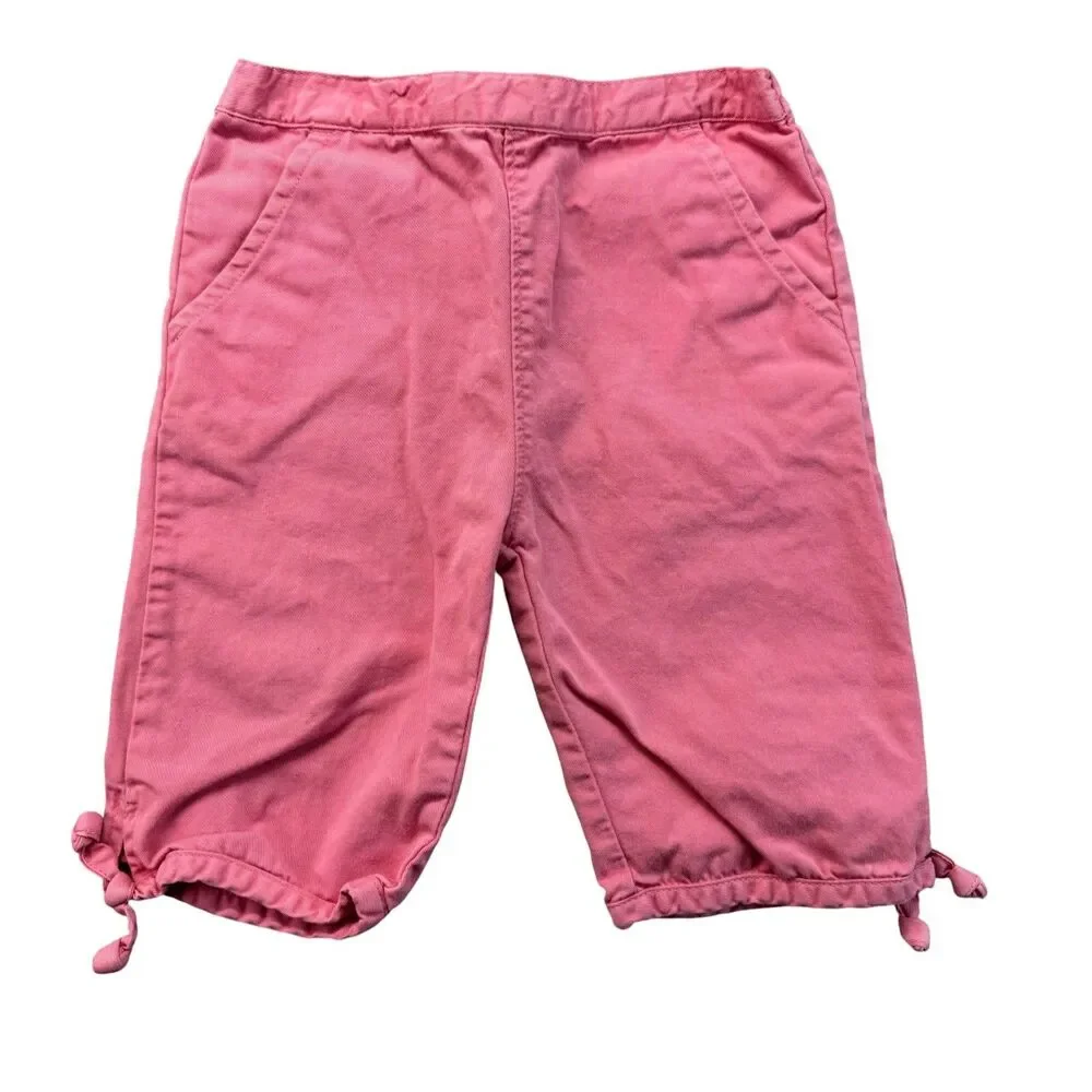 Ralph Lauren Pants Baby Girl Large 12-18 Months Pink Pockets Stretch Cute Cotton